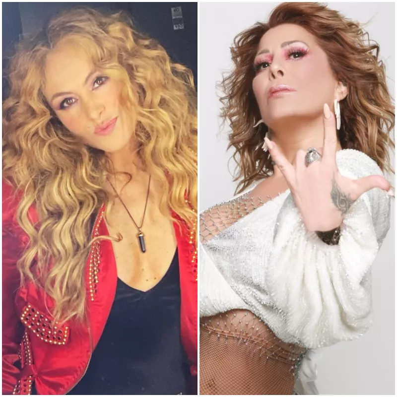 Paulina Rubio y Alejandra Guzmán