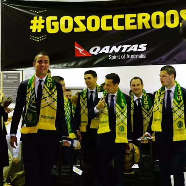 seleccion Australia llega a Brasil