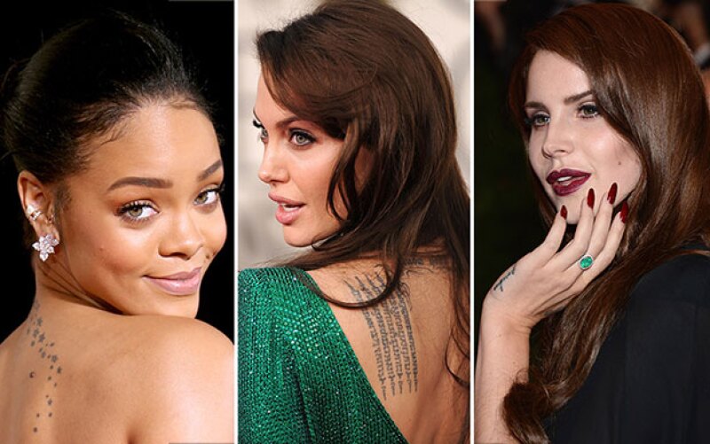 Estas celebs nos han sorprendido con sus tatuajes.