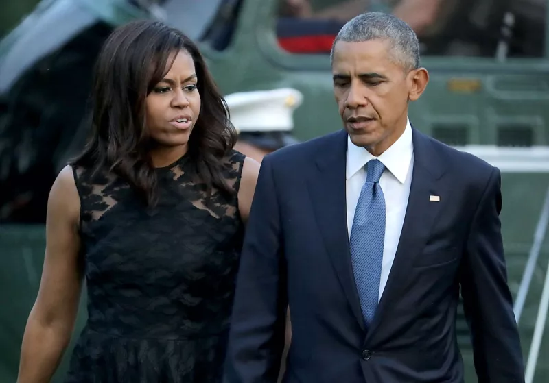 President And Mrs. Obama Return To The White House