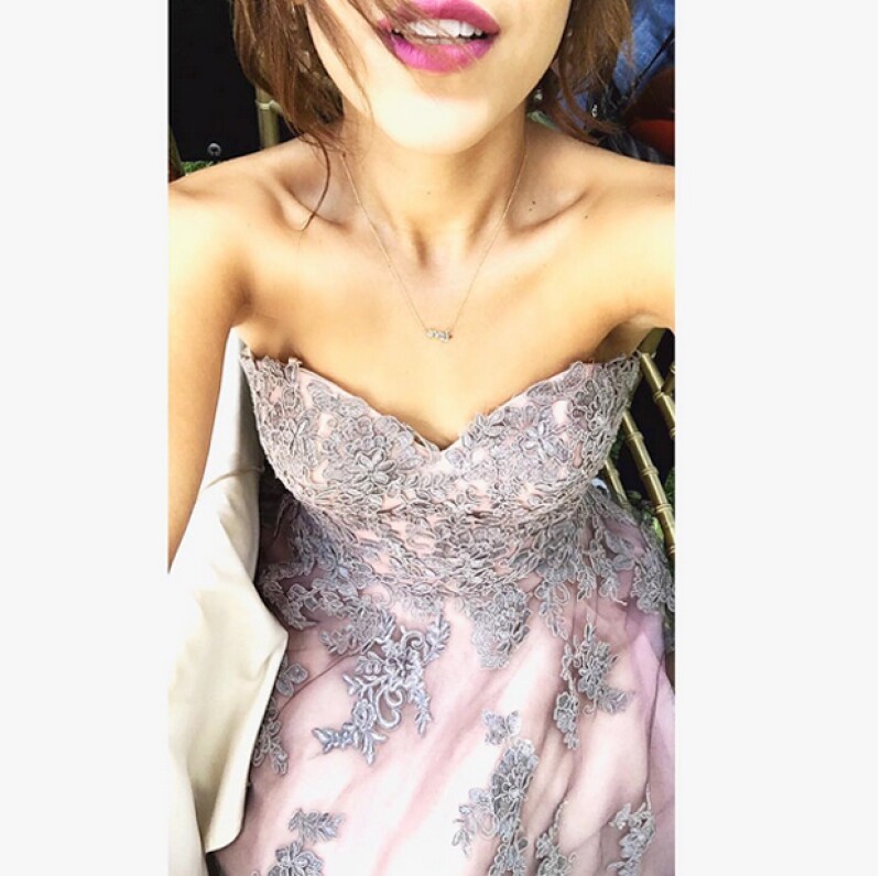 La actriz compartió después esta foto en la que también hubieron comentarios sobre su figura.
