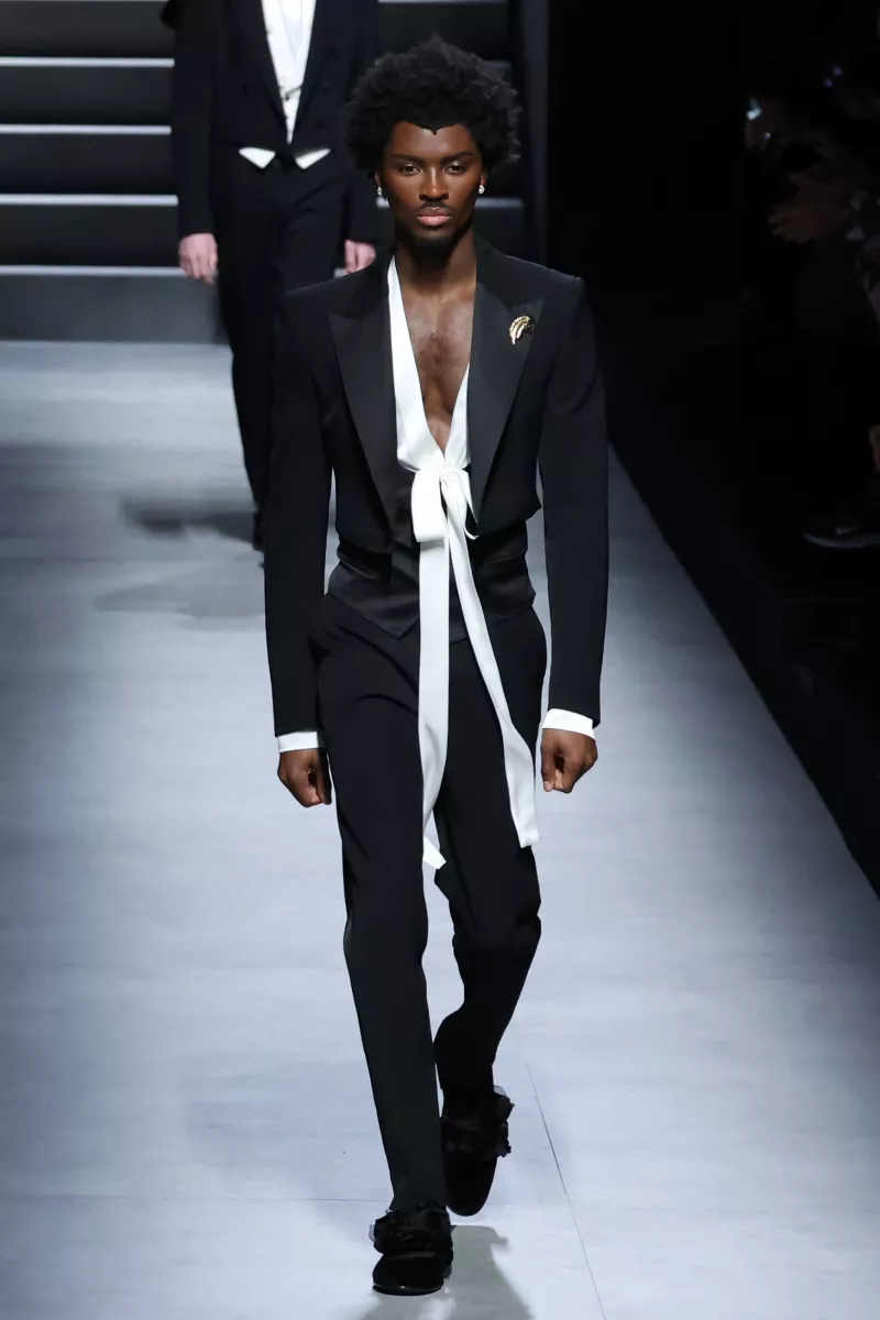 Dolce&Gabbana Men's FW24, Alton Mason