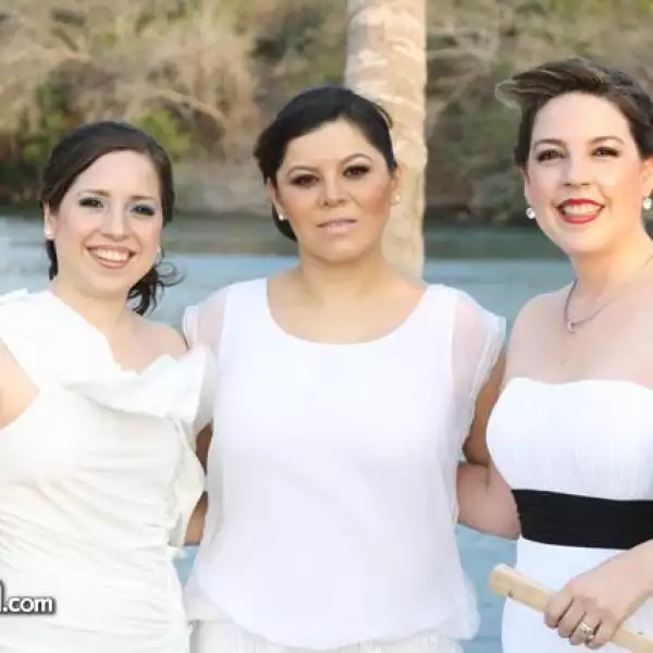 Rossana Pablos,Angélica Rodríguez y Machangeles Pablos