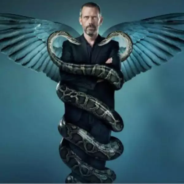 El actor británico Hugh Laurie, protagonista de la exitosa serie Dr. House, en el promocional de la nueva temporada del programa de TV.