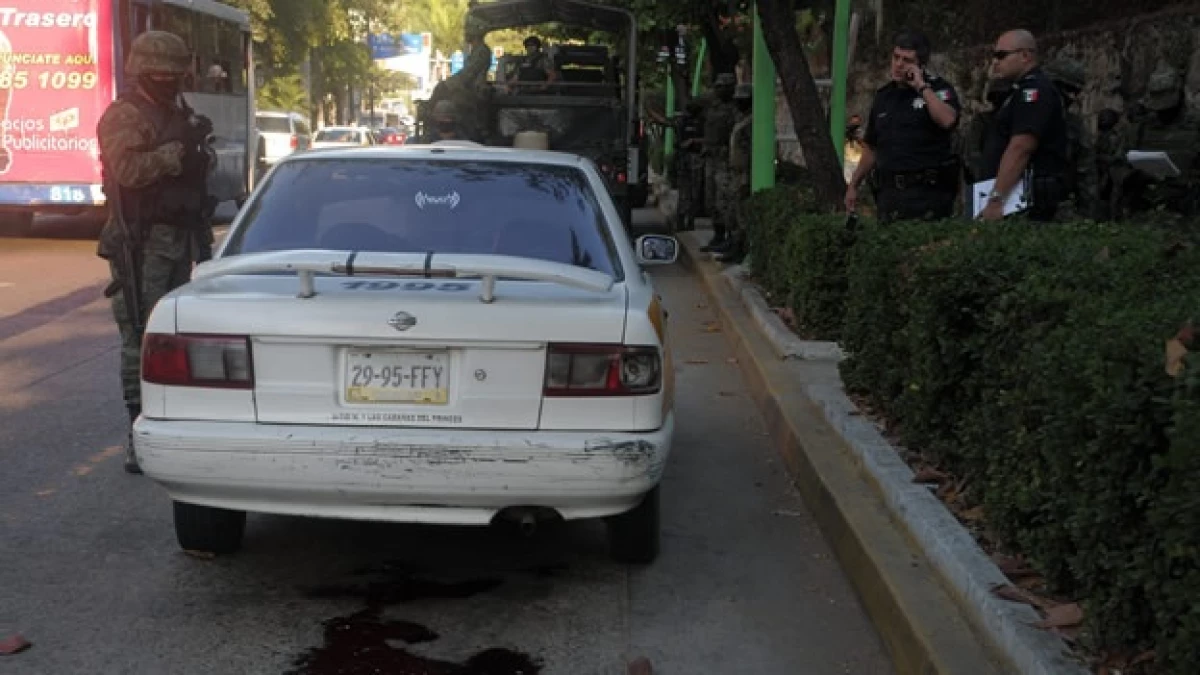 taxi acapulco violencia