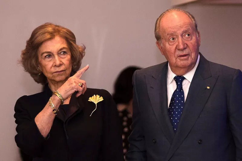 Reina Sofía y Juan Carlos de España