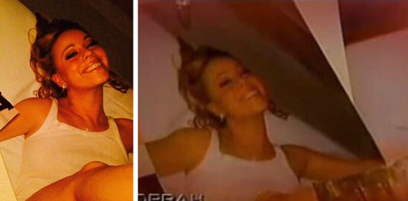 Así lucía Mariah Carey en 1997.