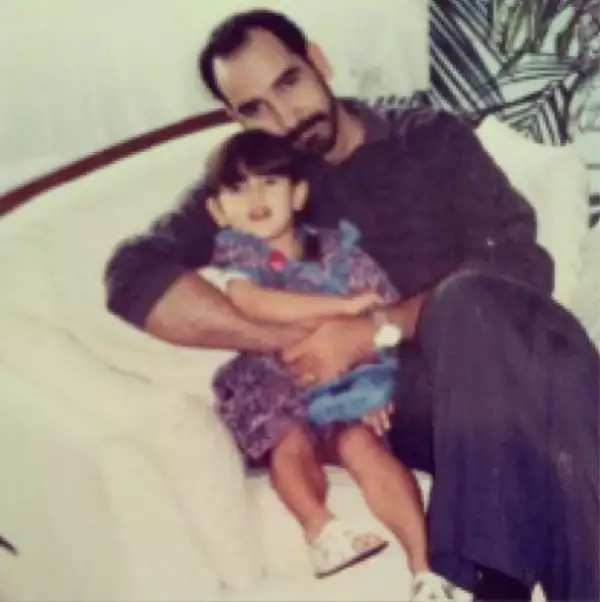 El día del padre, Eiza González compartió una foto con su papá, q.e.p.d.