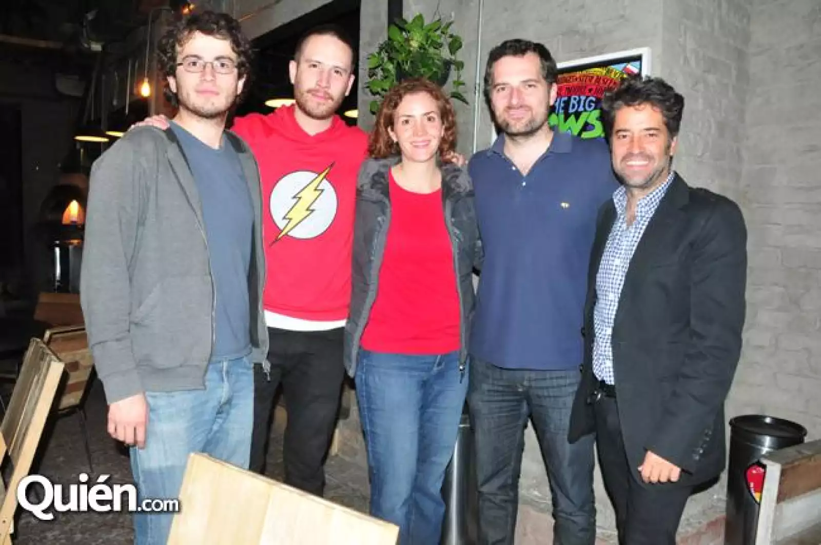 Daniel Cubric, Alberto Mohamed, Leonor Molina, Alfonso Tamés y Felipe Fernández del Paso
