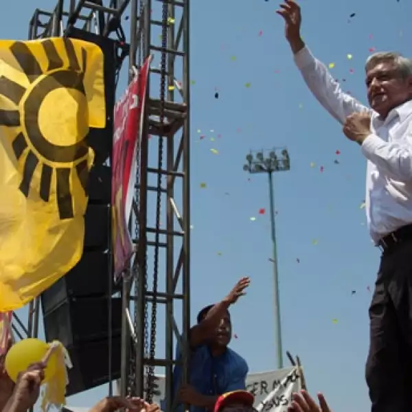 López Obrador inicia su campaña en Macuspana, Tabasco