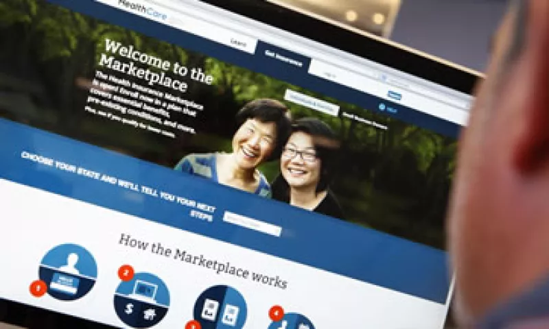 El portal HealthCare.gov es la principal vía para que personas en 36 estados se inscriban. (Foto: Reuters)