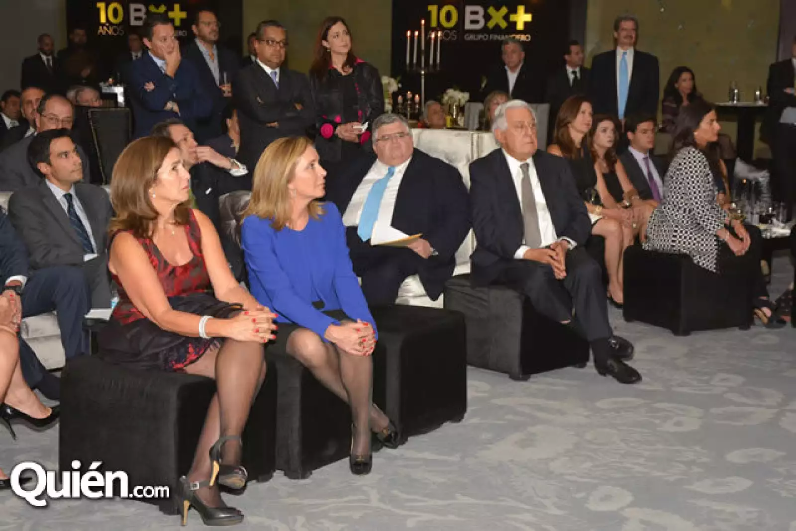 Eugenia Palazuelos,Gina Ruiz,Don Agustín Carstens y Don Antonio del Valle.