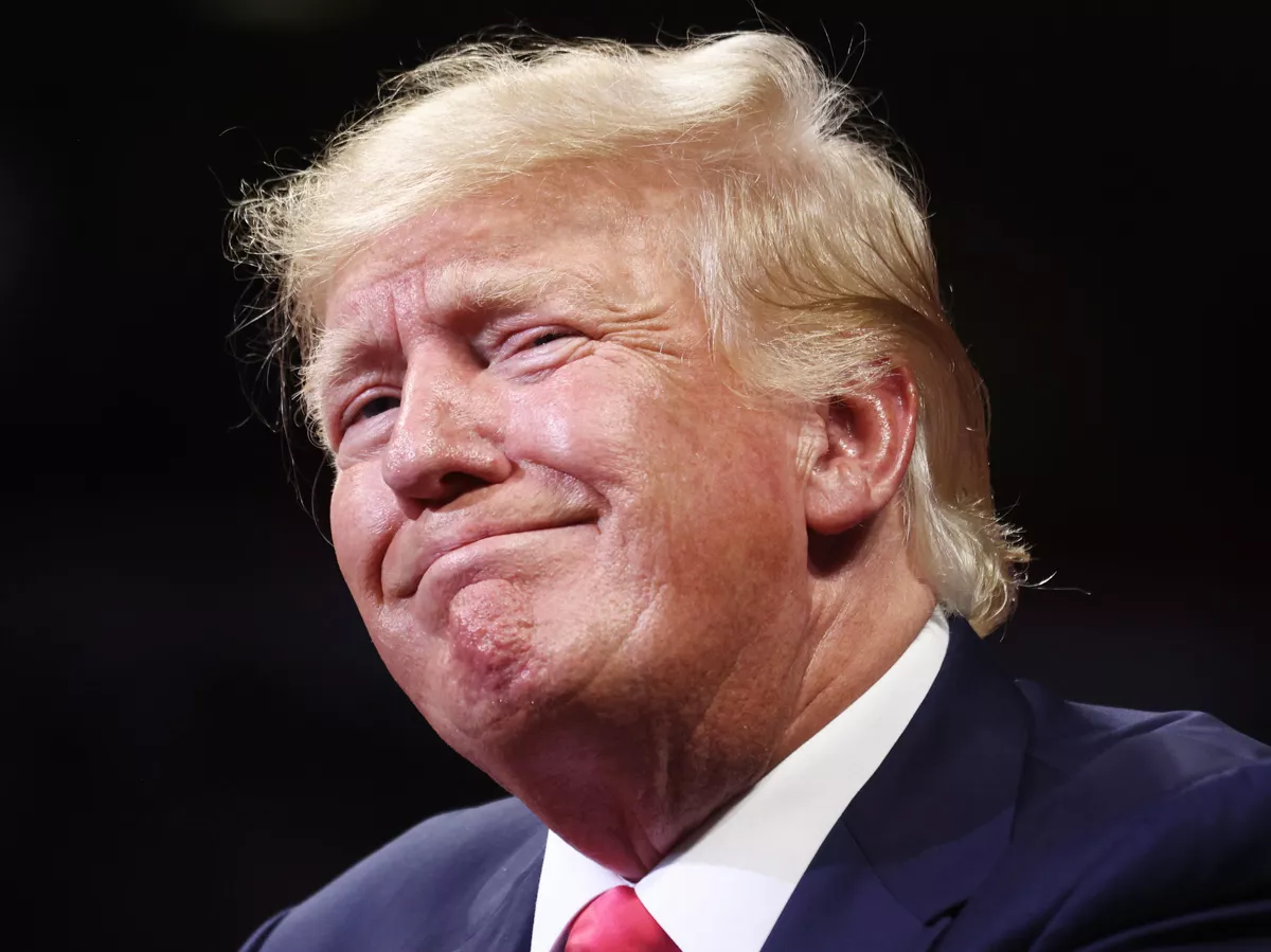 (Retrato del ex presidente de Estados Unidos, Donald Trump)