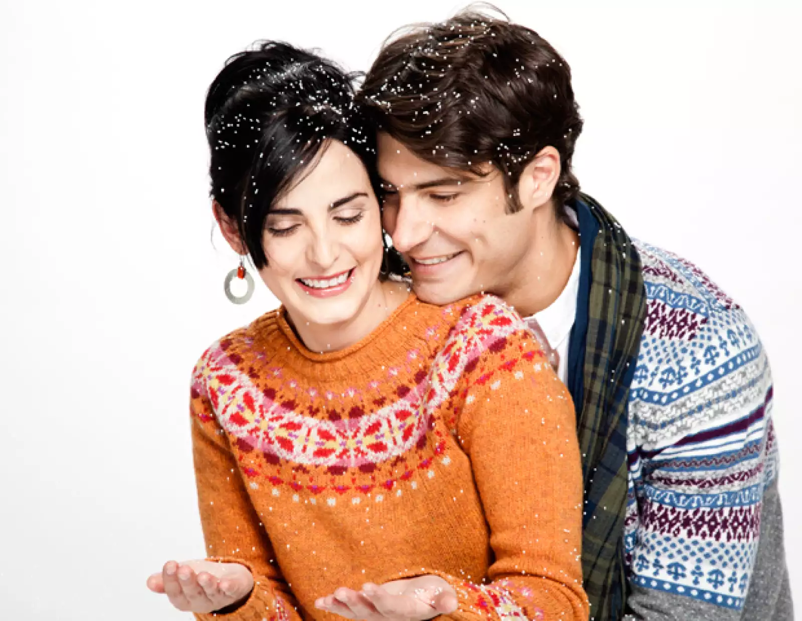 Alex Sirvent y Ximena Herrera disfrutan de la Navidad.