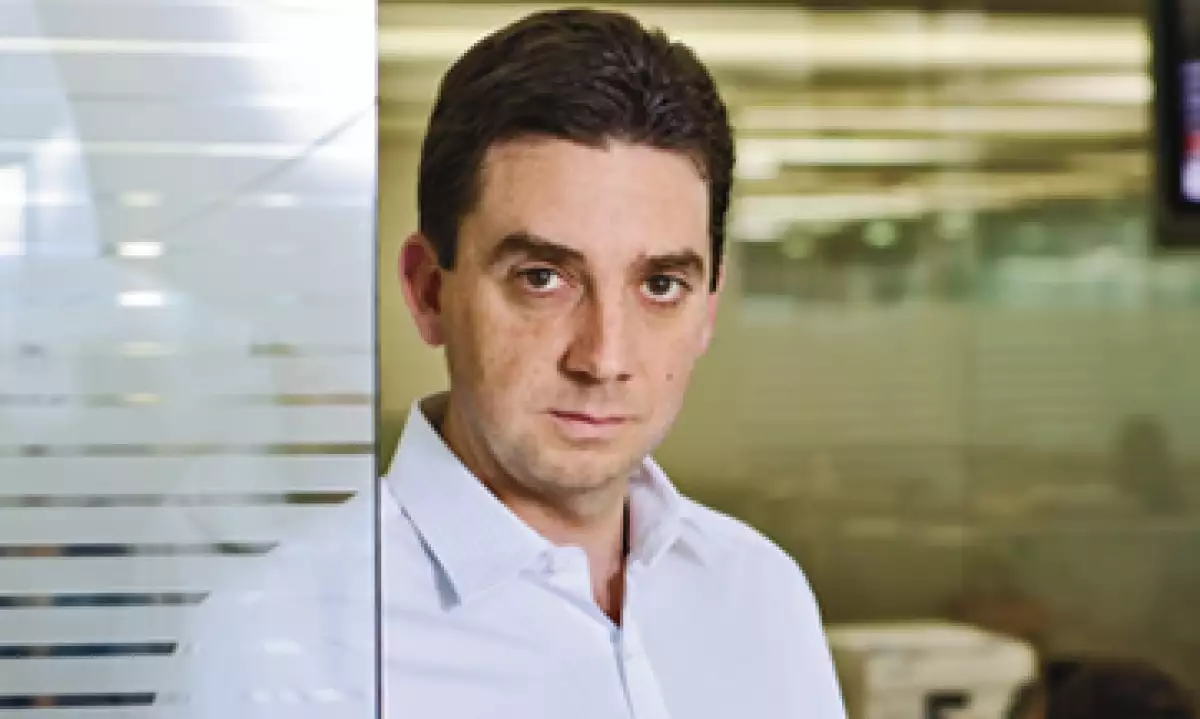 Alonso Madero, a cargo de los fondos de Actinver. (Foto: Ramón Sánchez Belmont)