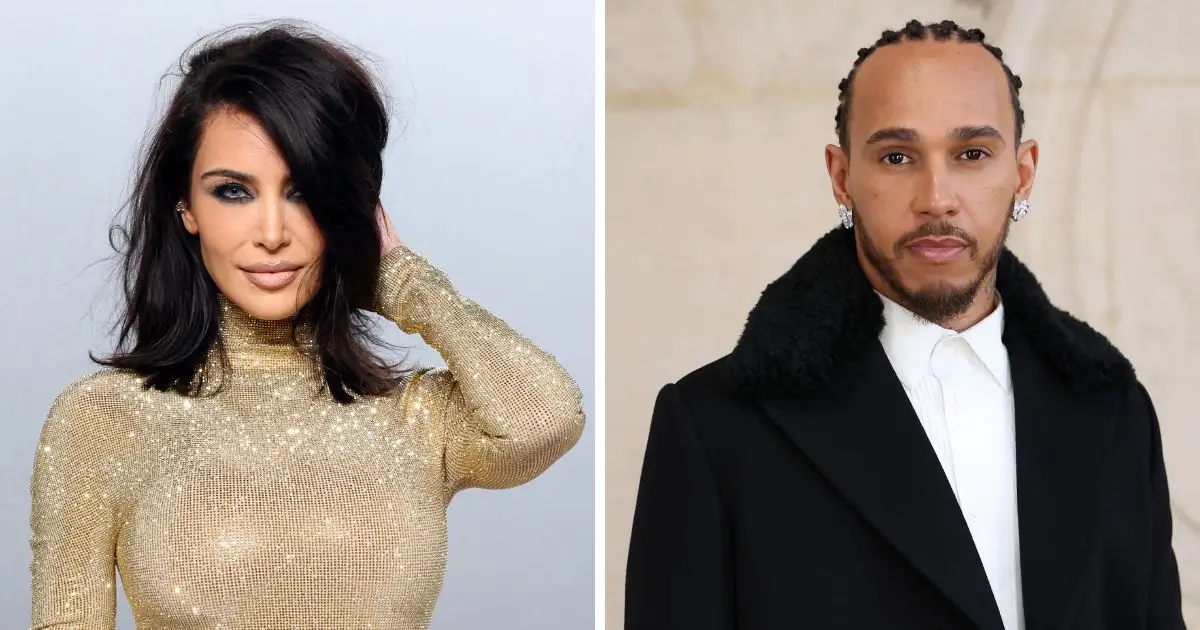 Kim Kardashian y Lewis Hamilton