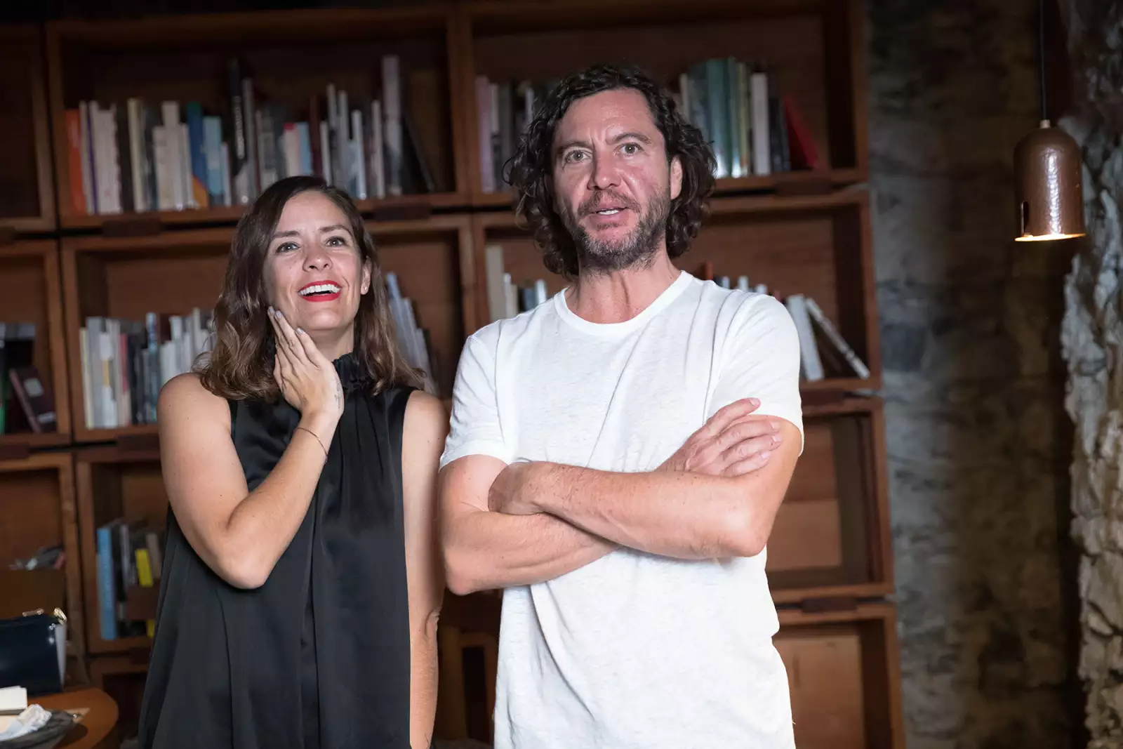 Cena con los miembros del consejo de "Campamento"