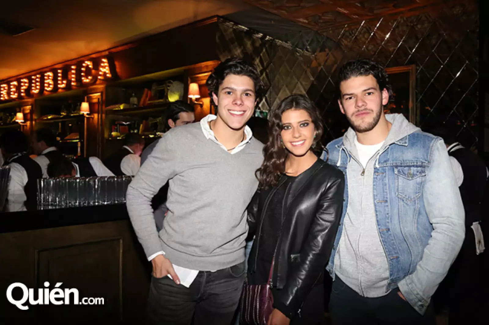 José García,Paola Moncada y Emilio Fuentes