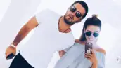 Michelle Salas con su novio Danilo Díaz Granados.