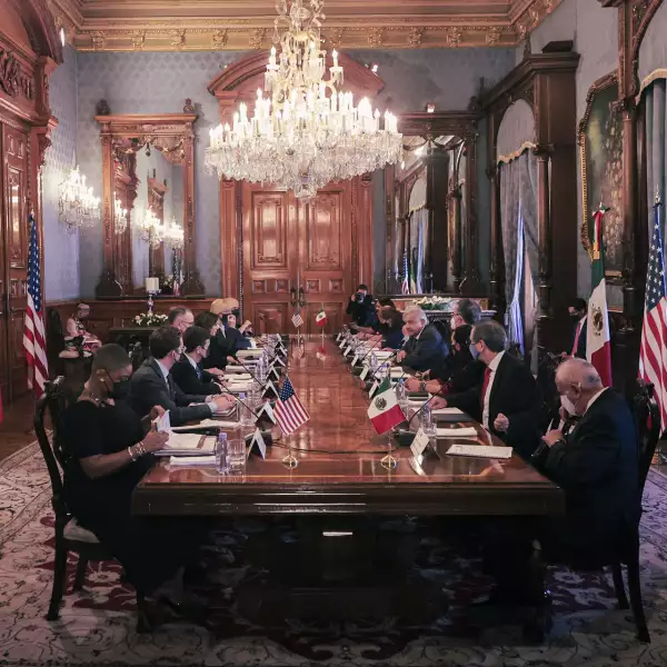 Vice President Kamala Harris Meets AMLO