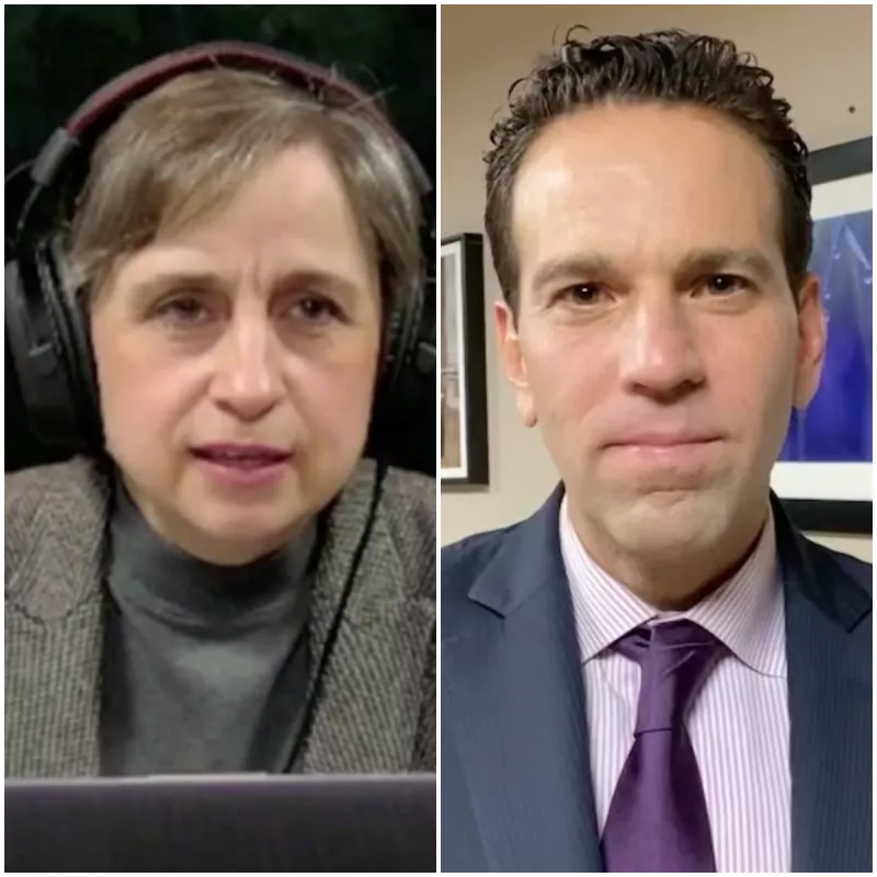 Carmen Aristegui y Carlos Loret de Mola 