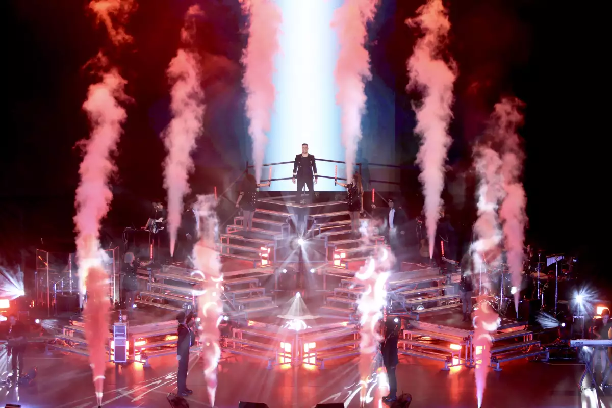 Carlos Rivera se presentó en el Auditorio Nacional