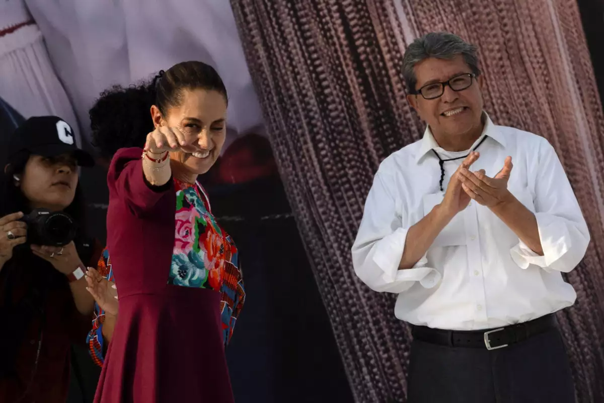 Presidential candidate of the ruling MORENA party Claudia Sheinbaum kicks-off her campaign, in Mexico City