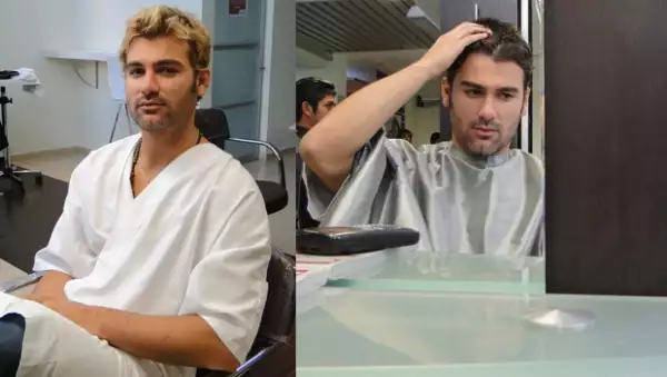 Mauricio fue al salón de Silvia Galván para regresar a su estilo natural.
