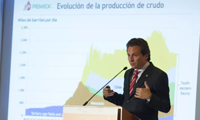 La meta es producir 3.3 millones de barriles de crudo, recordó el director de Pemex. (Foto: Cuartoscuro)