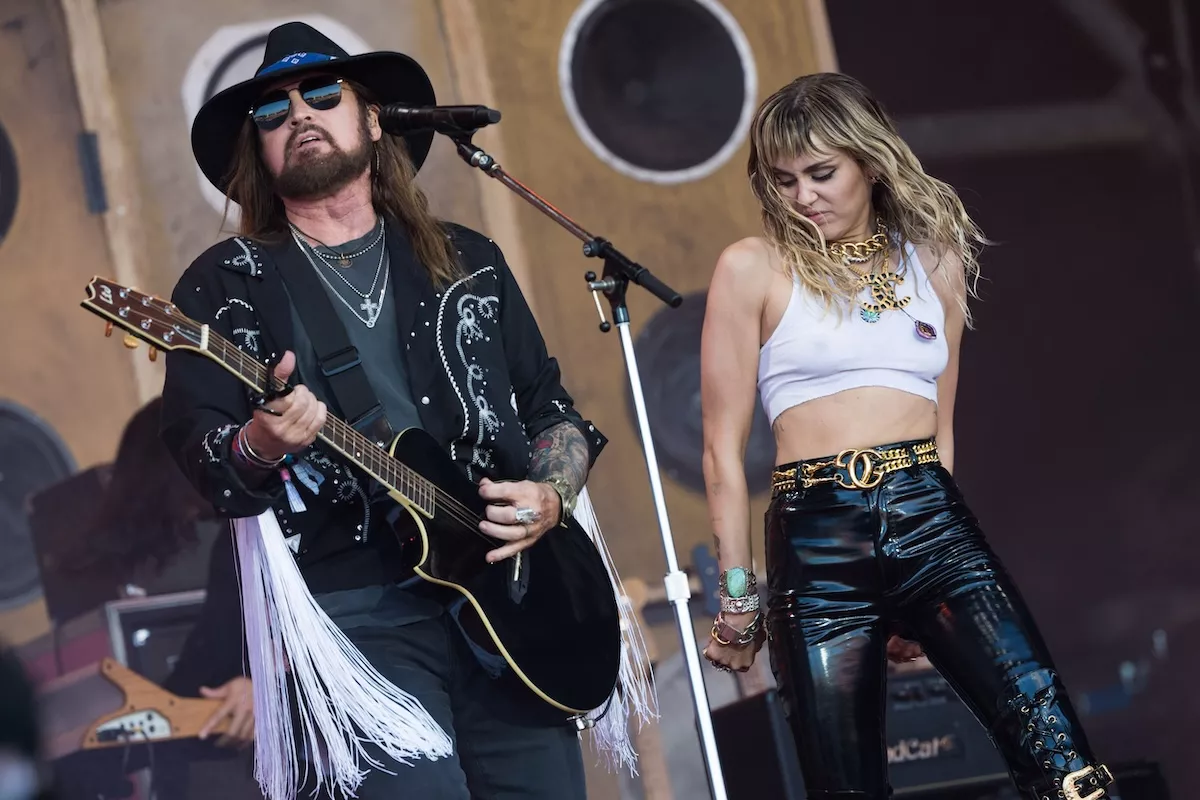 Billy Ray Cyrus y Miley Cyrus