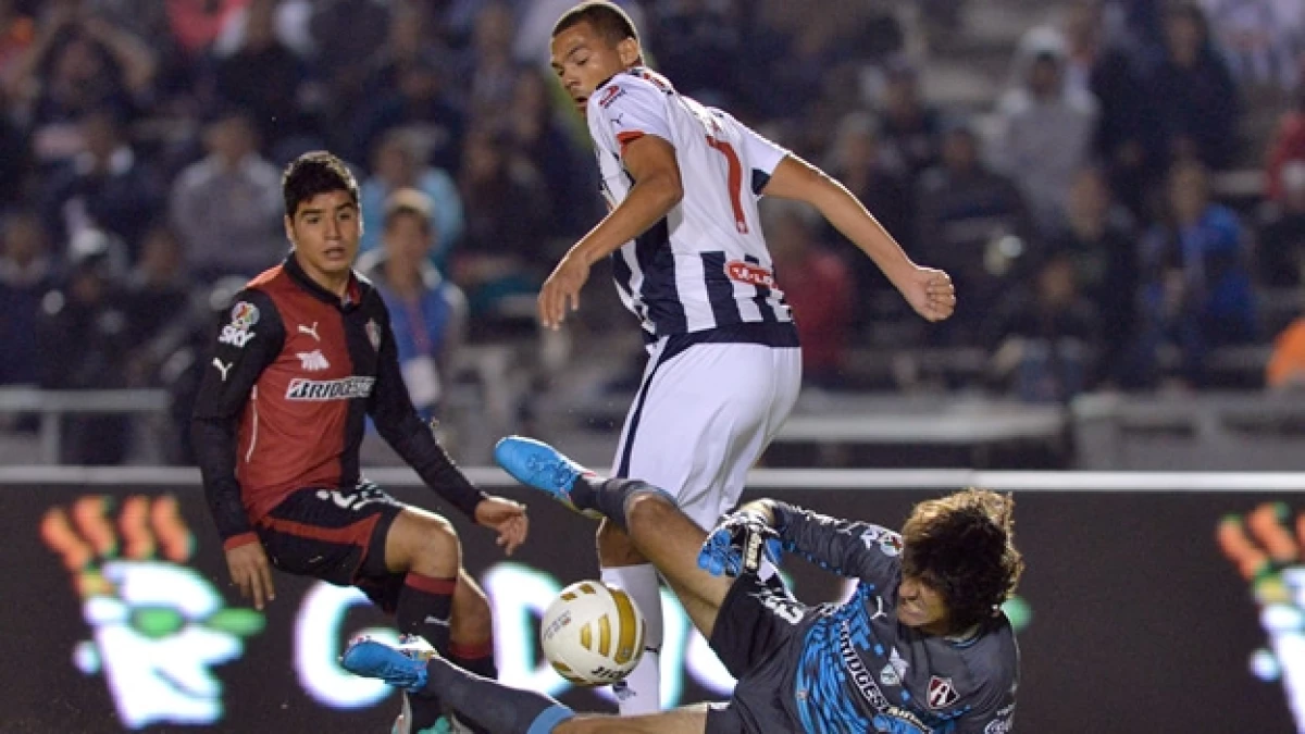 El portero Federico Vilar fue pieza clave para que Atlas se fuera con el triunfo ante los Rayados en el estadio Tecnológico