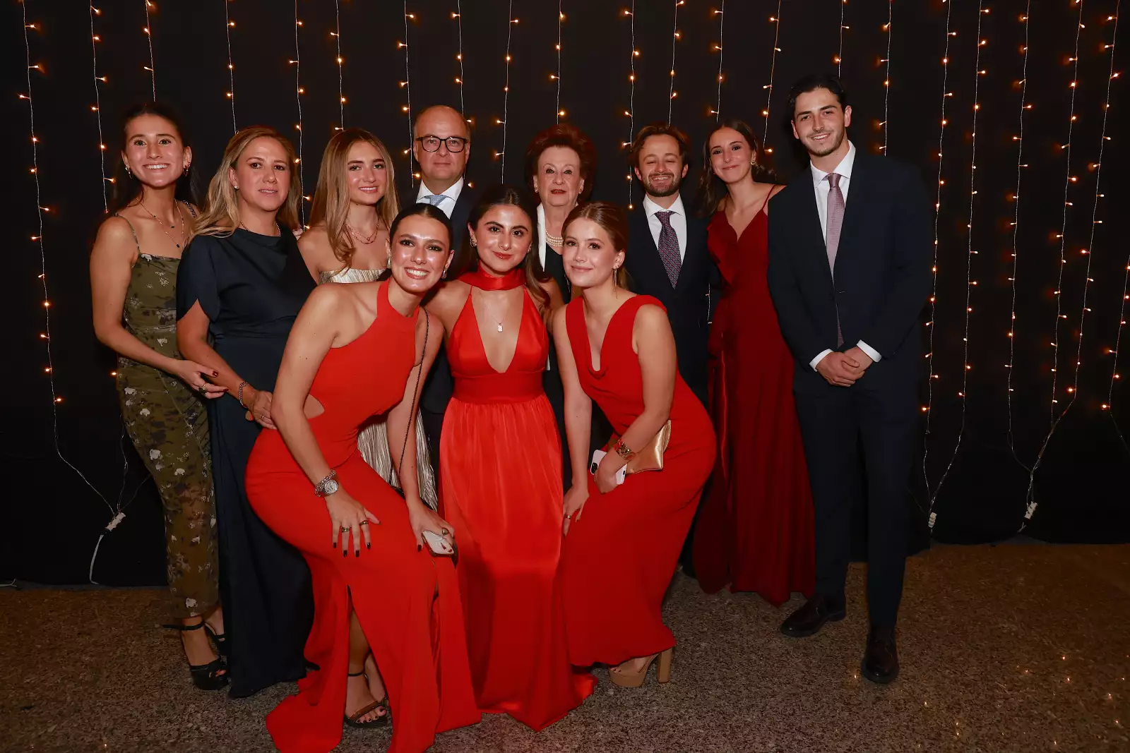 Julia y Adriana Pérez Rocha , Regina y Enrique Septien, Josefin