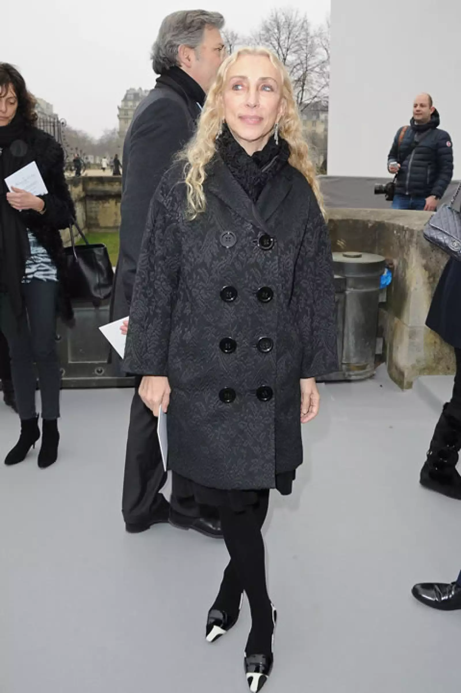 La editora de Vogue Italia, Franca Sozzani no se ha perdido ni un sólo desfile.
