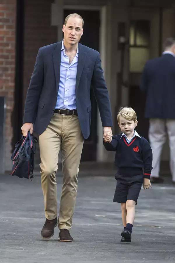Príncipe William y George escuela