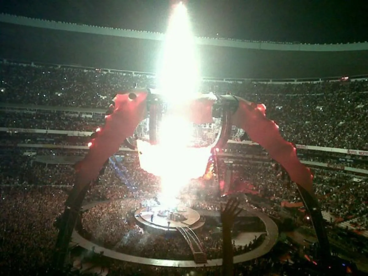 El escenario hizo que el público disfrutara del show desde donde estuviera sentado.