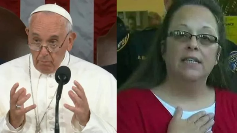 papa francisco kim davis