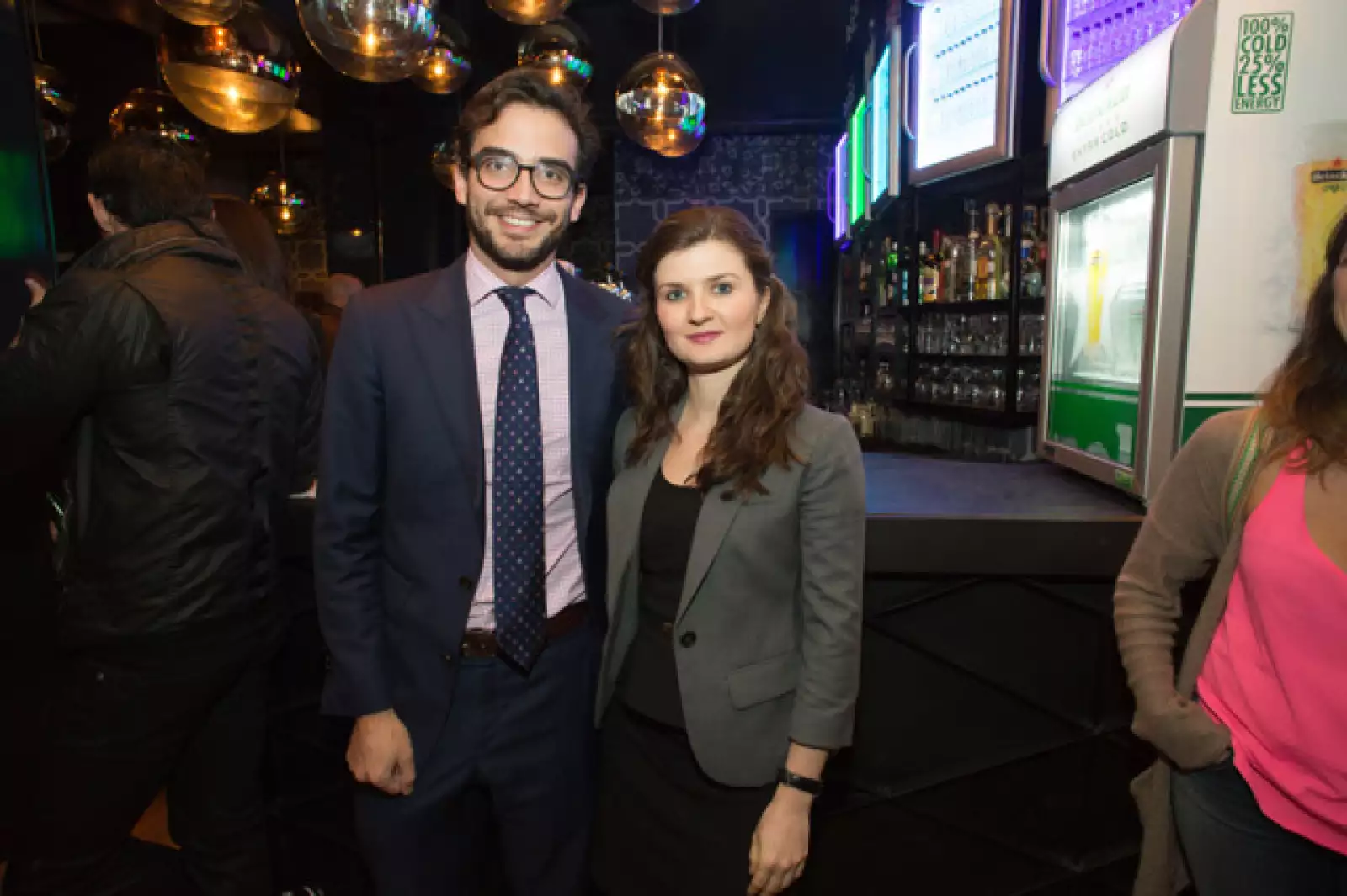 Rodrigo Meza y Mariana Nechitailo