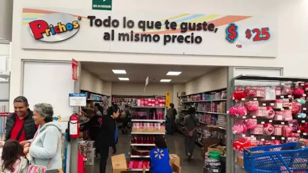 La sección de Prichos funciona como una “tienda dentro de la tienda” ubicada principalmente cerca de las cajas de Walmart y Bodega Aurrera.