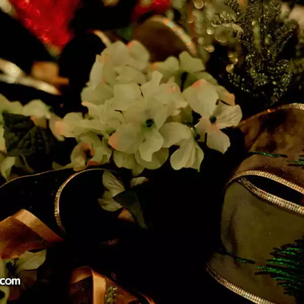 Esthela Villarreal da plática de decoración navideña