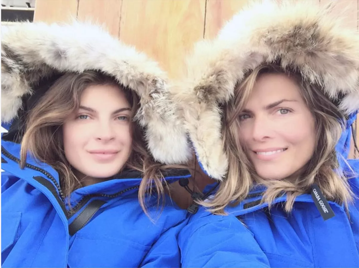 Esta fue una de las últimas fotografías que la conductora y modelo compartieron juntas en sus redes sociales.