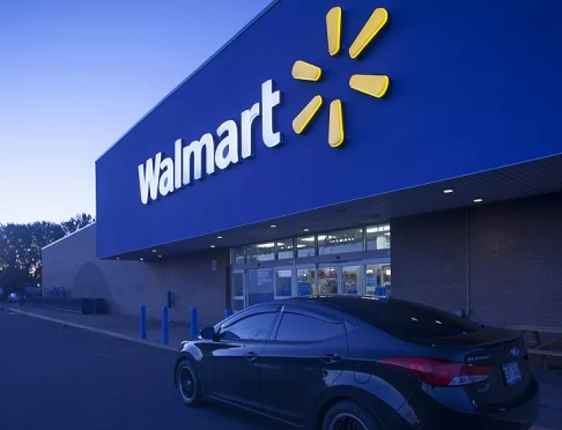 fachada de tienda Walmart
