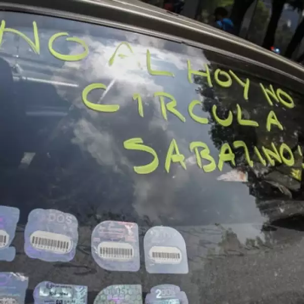 Protestas Hoy no circula