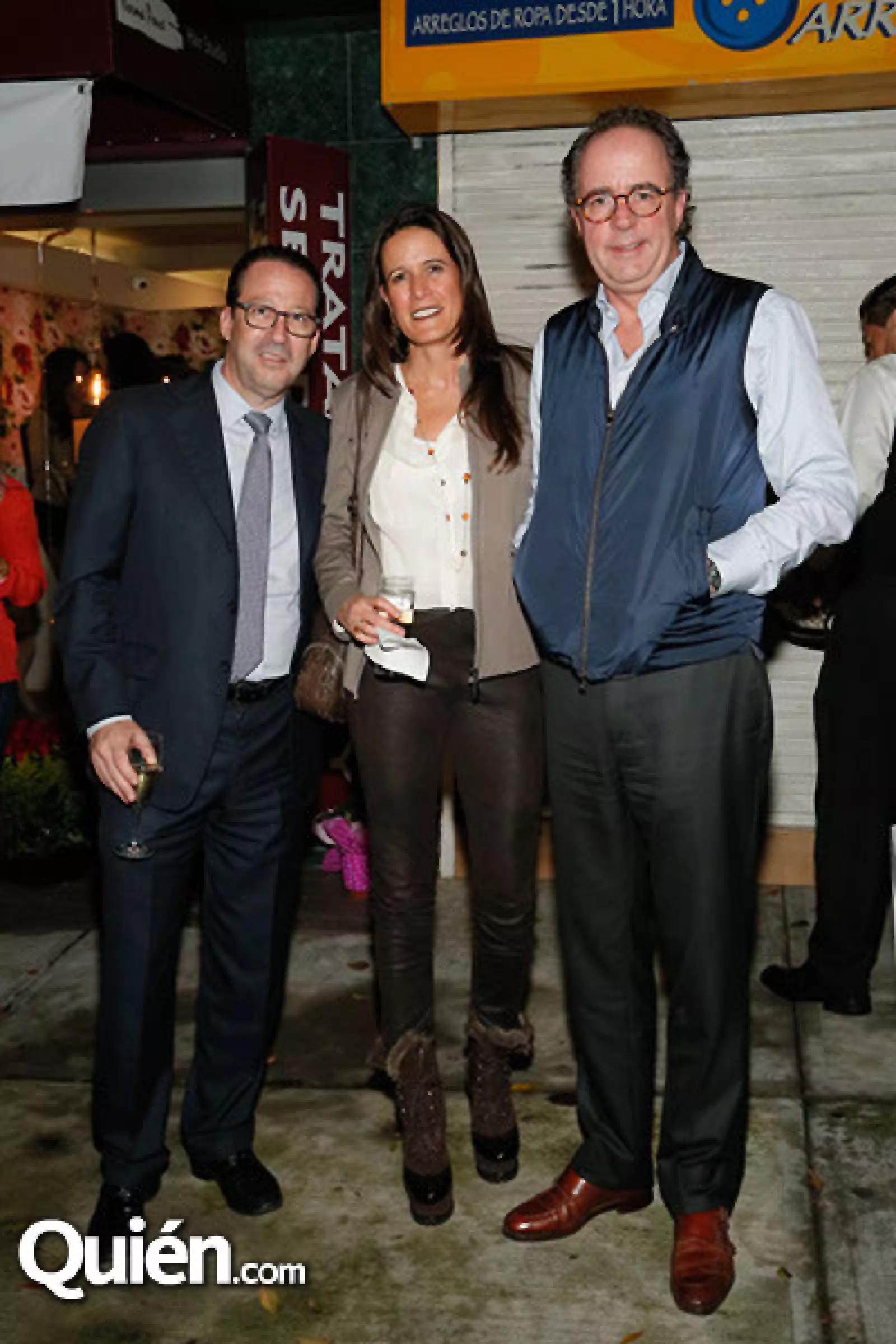 Javier Amezcua, Jessica y Luis Peyrelongue