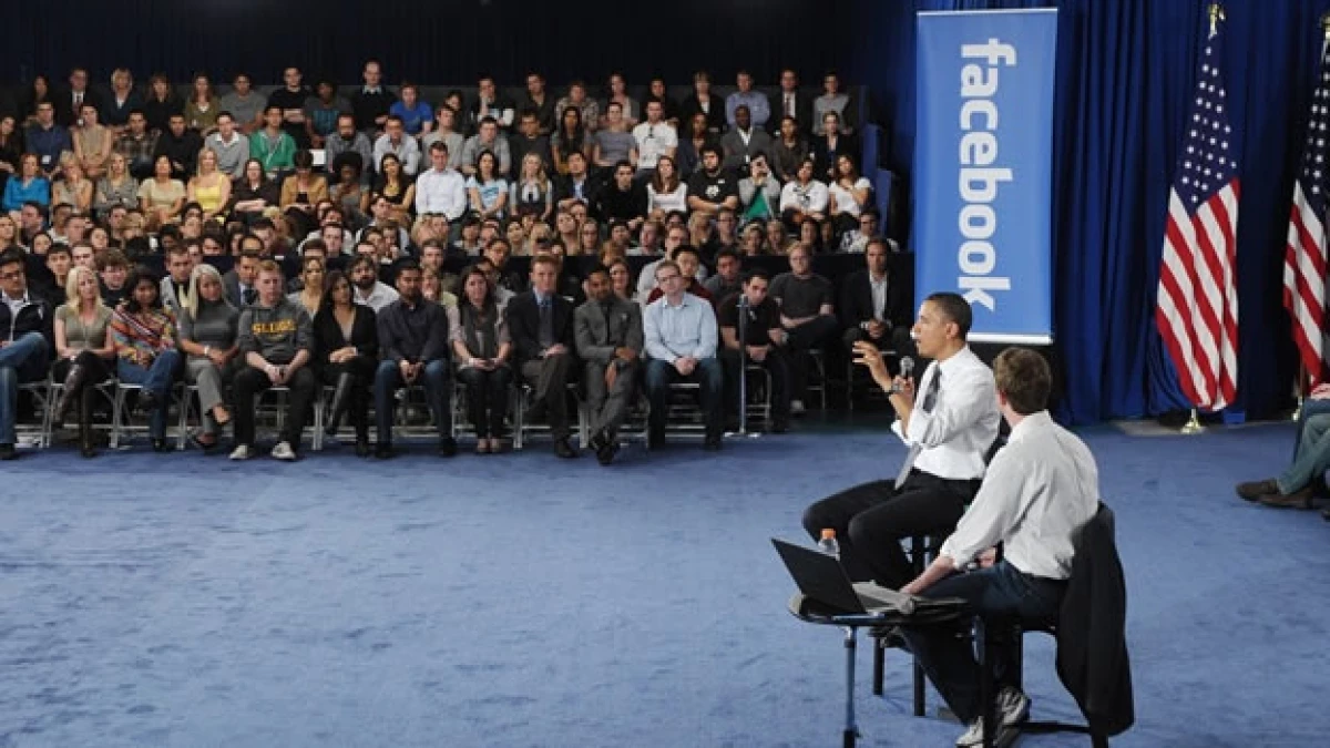 Barack Obama habló del presupuesto en Facebook