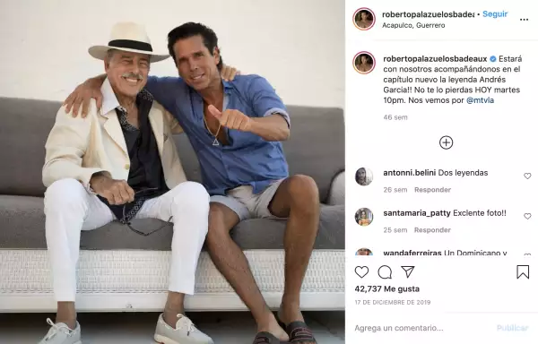 Andrés García y Roberto Palazuelos