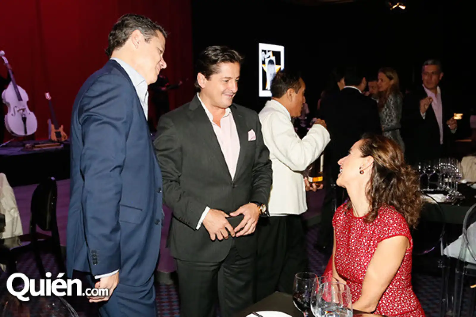 Alfie Gatica,Alejandro Basteri y Cecilia Salinas