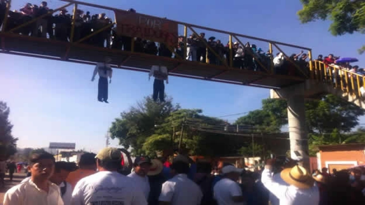 Marcha CNTE en Oaxaca