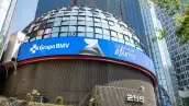 Fachada de la Bolsa Mexicana de Valores (BMV) en Ciudad de México, donde cotizan las acciones de Grupo Traxión.