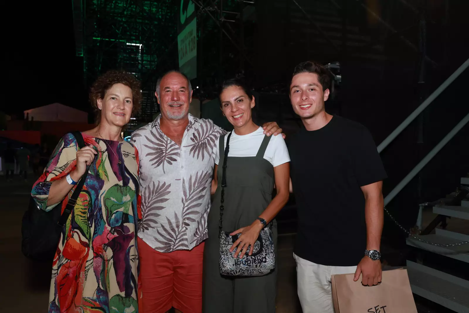 Katya Berci , Roberto Valencia , Silvia Rivas y Mariano Valencia