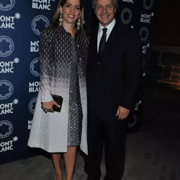 Laura González y Claudio X. González